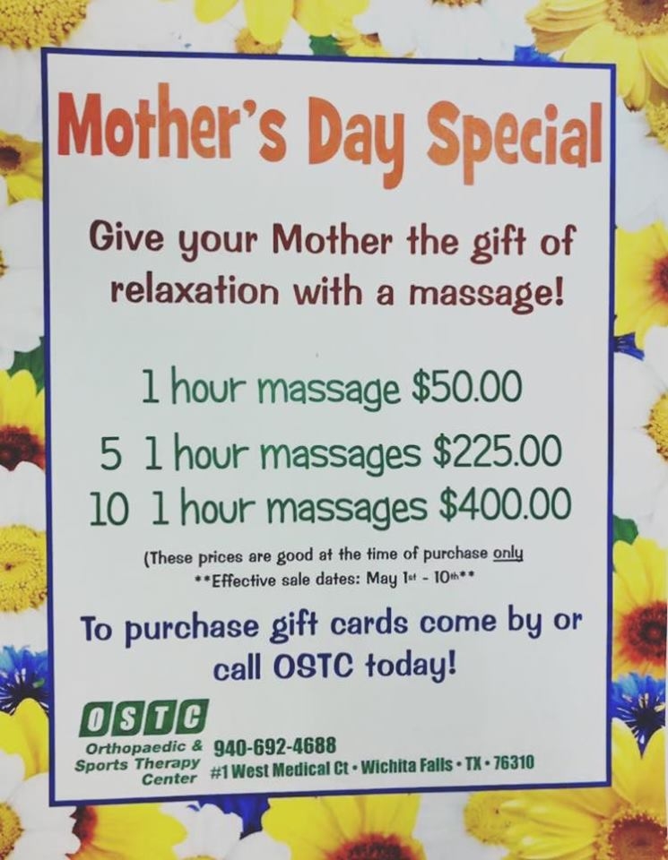Mothers Day Massage