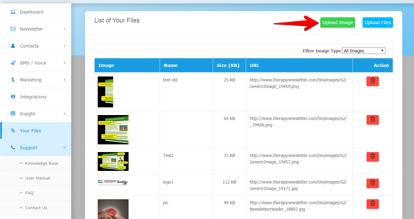 Your Files Screenshot